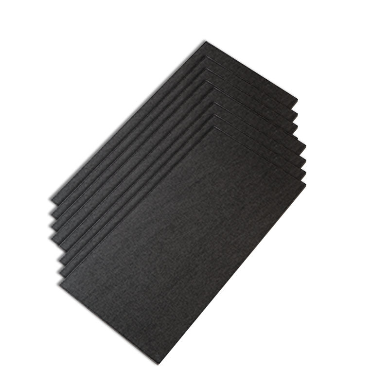 Black Rectangle Tile No Pattern Matte Cement Singular Tile for Bathroom floor Black Clearhalo 'Floor Tiles & Wall Tiles' 'floor_tiles_wall_tiles' 'Flooring 'Home Improvement' 'home_improvement' 'home_improvement_floor_tiles_wall_tiles' Walls and Ceiling' 7099694