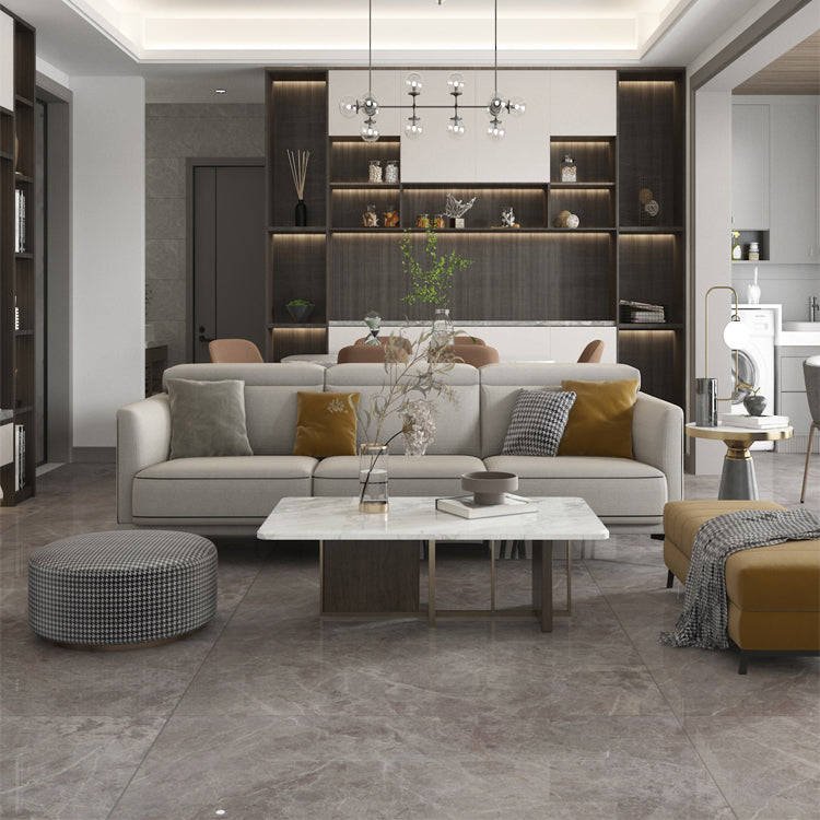 Rectangle Matte Tile Gray Marble Floor and Wall for Drawing Room Grey 30 Pieces Clearhalo 'Floor Tiles & Wall Tiles' 'floor_tiles_wall_tiles' 'Flooring 'Home Improvement' 'home_improvement' 'home_improvement_floor_tiles_wall_tiles' Walls and Ceiling' 7099769