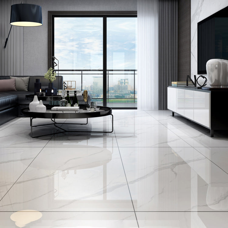 Rectangle Matte Tile Gray Marble Floor and Wall for Drawing Room White-Gray 30 Pieces Clearhalo 'Floor Tiles & Wall Tiles' 'floor_tiles_wall_tiles' 'Flooring 'Home Improvement' 'home_improvement' 'home_improvement_floor_tiles_wall_tiles' Walls and Ceiling' 7099771