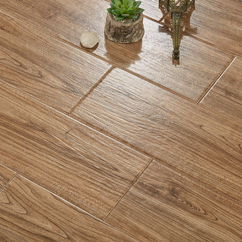 Dark Brown Wood Grain Pattern Tile Rectangular Singular for Drawing Room Brown Clearhalo 'Floor Tiles & Wall Tiles' 'floor_tiles_wall_tiles' 'Flooring 'Home Improvement' 'home_improvement' 'home_improvement_floor_tiles_wall_tiles' Walls and Ceiling' 7099799