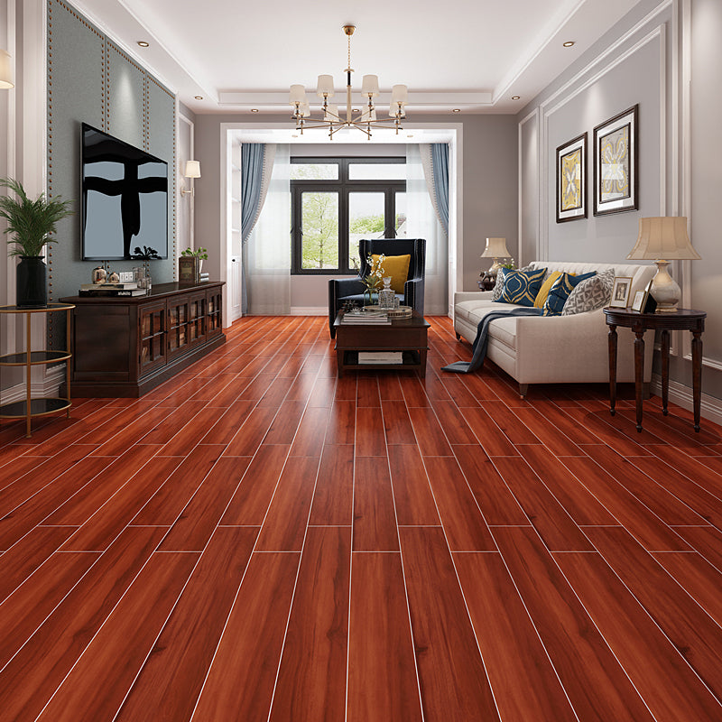 Dark Brown Wood Grain Pattern Tile Rectangular Singular for Drawing Room Clearhalo 'Floor Tiles & Wall Tiles' 'floor_tiles_wall_tiles' 'Flooring 'Home Improvement' 'home_improvement' 'home_improvement_floor_tiles_wall_tiles' Walls and Ceiling' 7099804