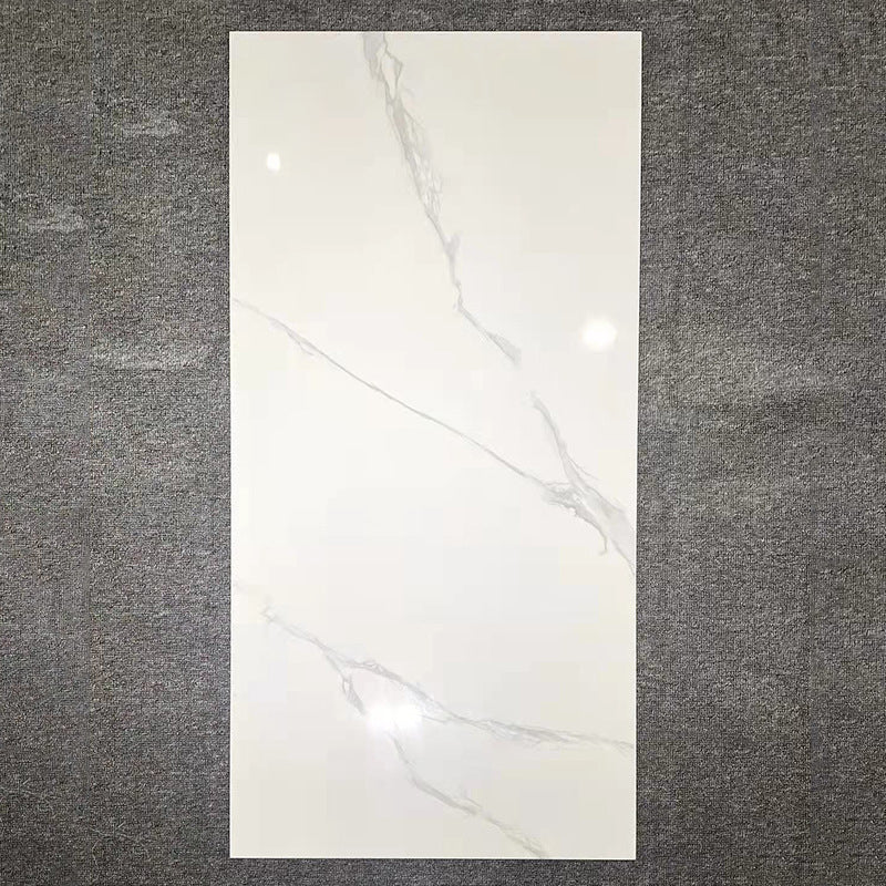 Home Indoor Floor Wall Tile Polished Marble Print Rectangle Ceramic Floor Tile Clearhalo 'Floor Tiles & Wall Tiles' 'floor_tiles_wall_tiles' 'Flooring 'Home Improvement' 'home_improvement' 'home_improvement_floor_tiles_wall_tiles' Walls and Ceiling' 7099825