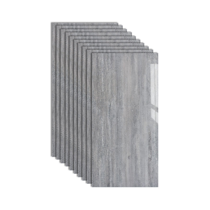 Plastic Peel and Stick Wall Tile Rectangular Waterproof Peel and Stick Wall Tile Grey 1'4" x 2'7" Clearhalo 'Flooring 'Home Improvement' 'home_improvement' 'home_improvement_peel_stick_blacksplash' 'Peel & Stick Backsplash Tile' 'peel_stick_blacksplash' 'Walls & Ceilings' Walls and Ceiling' 7099969