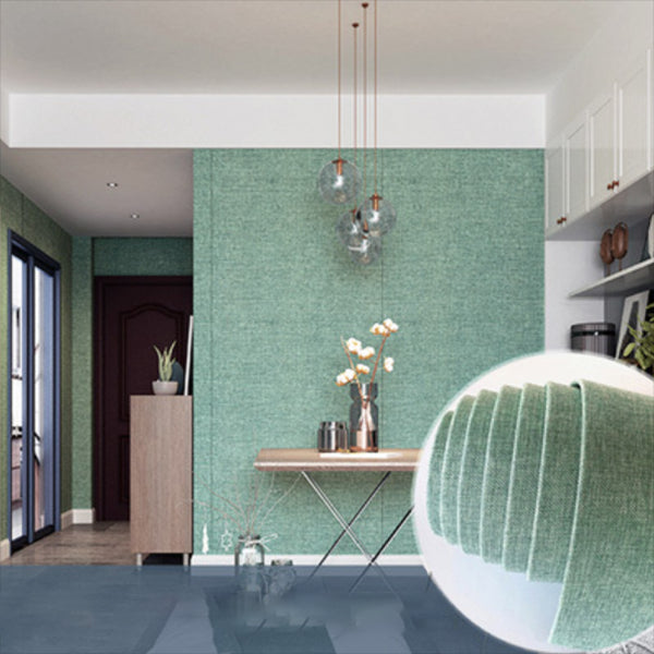 Contemporary Wall Tile Solid Color Peel and Stick Wall Paneling Light Green Clearhalo 'Flooring 'Home Improvement' 'home_improvement' 'home_improvement_wall_paneling' 'Wall Paneling' 'wall_paneling' 'Walls & Ceilings' Walls and Ceiling' 7100252