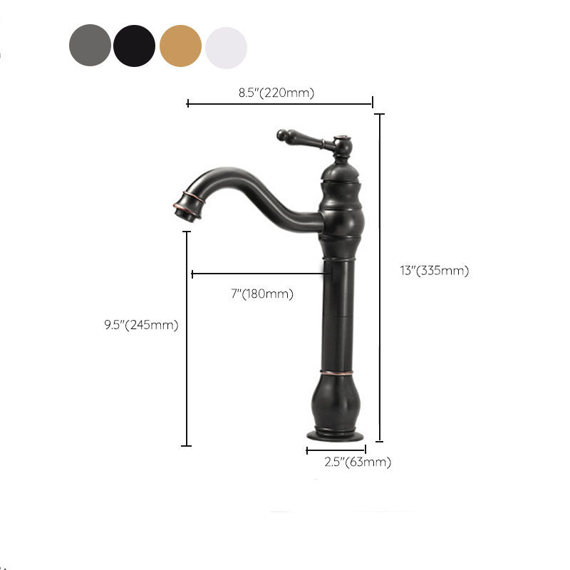 Vintage Bathroom Tube Faucet One Handle Flush Mount Bathtub Faucet Clearhalo 'Bathroom Remodel & Bathroom Fixtures' 'Bathtub Faucets' 'bathtub_faucets' 'Home Improvement' 'home_improvement' 'home_improvement_bathtub_faucets' 7100899