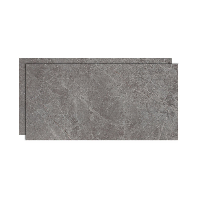 Rectangle Matte Tile Gray Marble Floor and Wall for Drawing Room Grey Clearhalo 'Floor Tiles & Wall Tiles' 'floor_tiles_wall_tiles' 'Flooring 'Home Improvement' 'home_improvement' 'home_improvement_floor_tiles_wall_tiles' Walls and Ceiling' 7101073