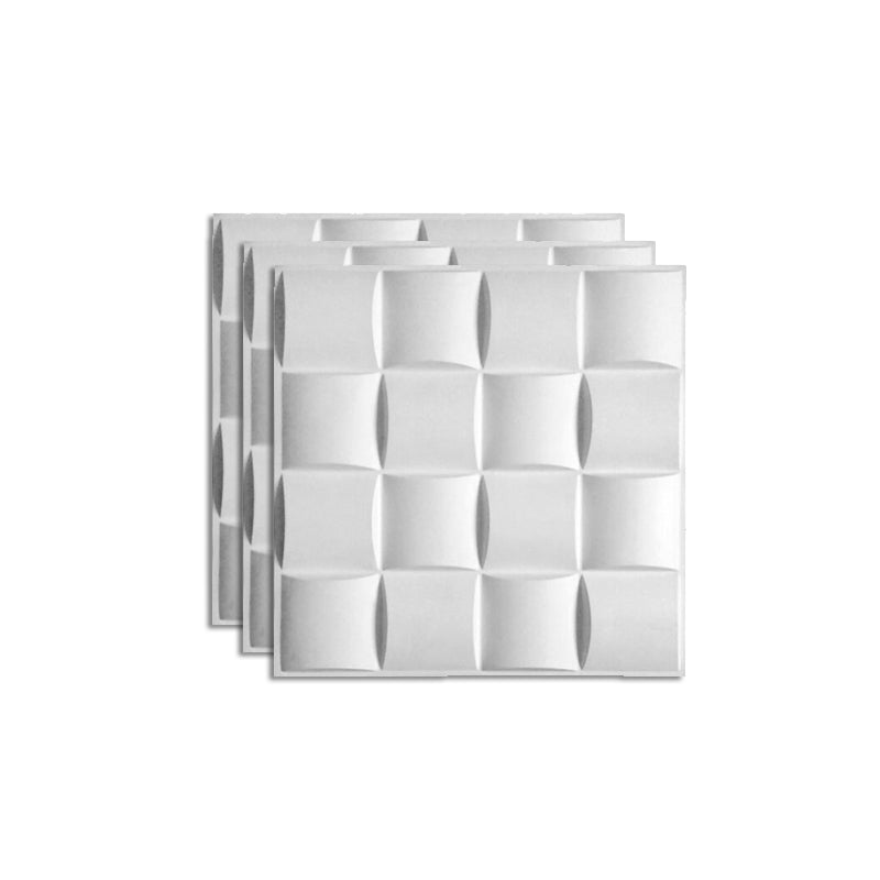 Contemporary Wall Paneling Peel and Press Antique Wall Access Panel in White and Black White Clearhalo 'Flooring 'Home Improvement' 'home_improvement' 'home_improvement_wall_paneling' 'Wall Paneling' 'wall_paneling' 'Walls & Ceilings' Walls and Ceiling' 7101105