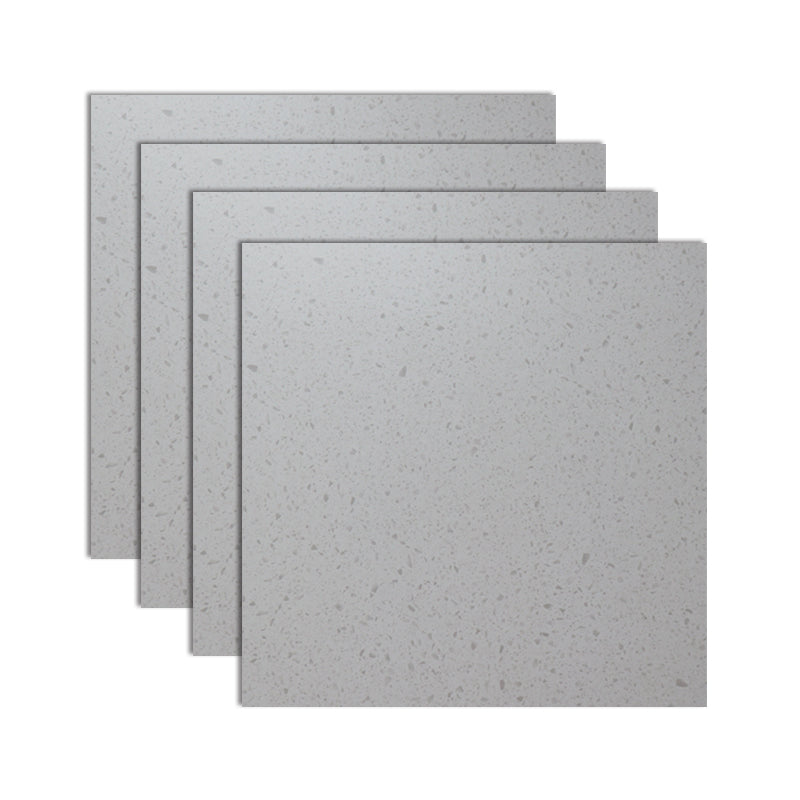 Bathroom Floor Wall Tile Ceramic Square Terrazzo Indoor Tile Off-White Clearhalo 'Floor Tiles & Wall Tiles' 'floor_tiles_wall_tiles' 'Flooring 'Home Improvement' 'home_improvement' 'home_improvement_floor_tiles_wall_tiles' Walls and Ceiling' 7101715