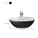 Stone Soaking Bathtub Antique Finish Flat Bottom Back to Wall Bath Tub Clearhalo 'Bathroom Remodel & Bathroom Fixtures' 'Bathtubs' 'Home Improvement' 'home_improvement' 'home_improvement_bathtubs' 'Showers & Bathtubs' 7106992