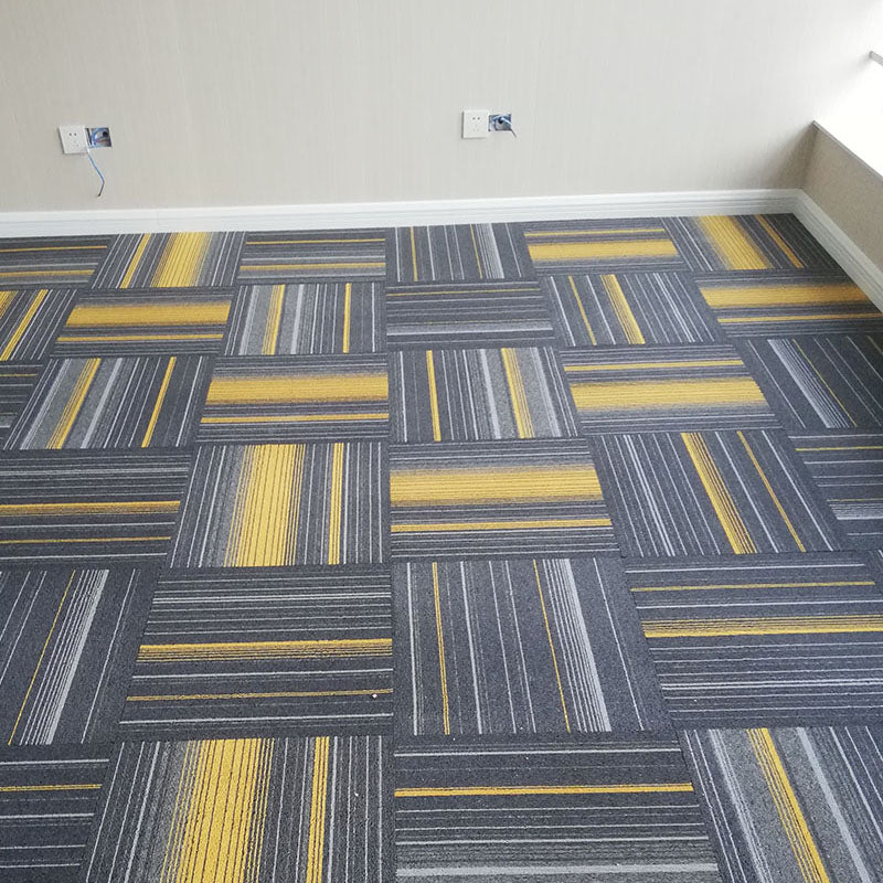 Modern Carpet Floor Tile Self Adhesive Level Loop Fade Resistant Carpet Tiles Clearhalo 'Carpet Tiles & Carpet Squares' 'carpet_tiles_carpet_squares' 'Flooring 'Home Improvement' 'home_improvement' 'home_improvement_carpet_tiles_carpet_squares' Walls and Ceiling' 7110467