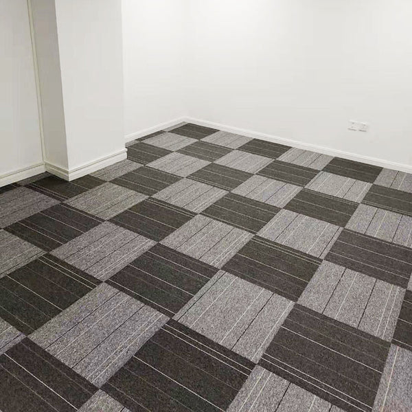 Alfombra moderna, loseta para piso, losetas de alfombra autoadhesivas  resistentes a la decoloración - Clearhalo