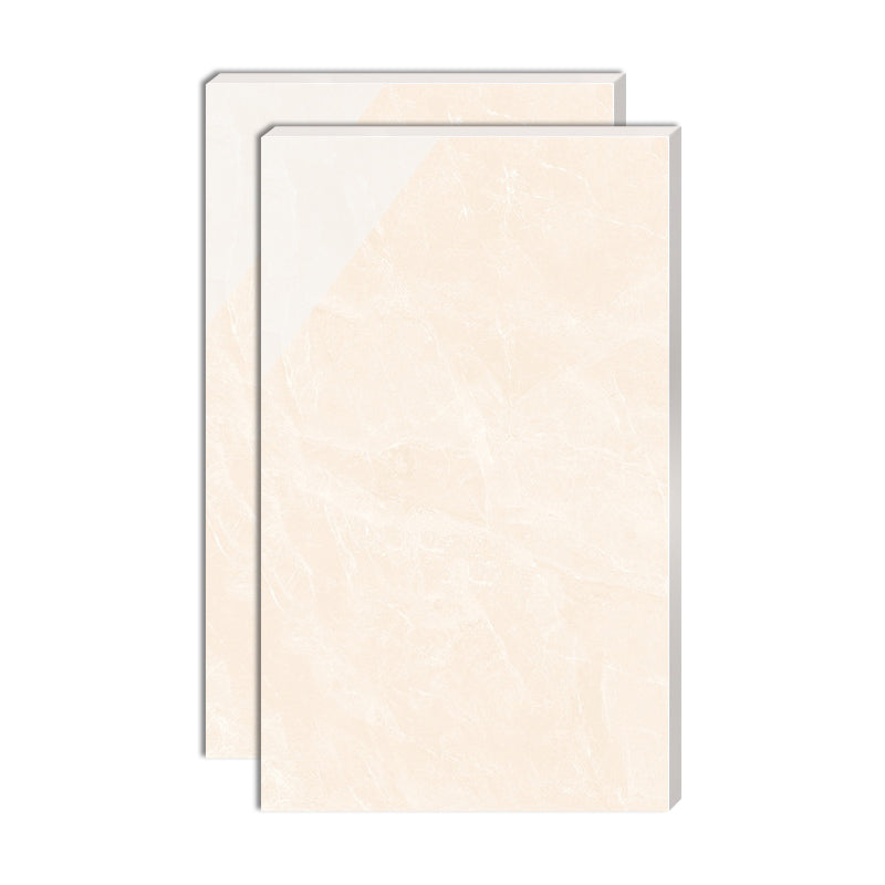 Slip Resistant Floor Tile Straight Edge Polished Marbling Singular Tile Beige Clearhalo 'Floor Tiles & Wall Tiles' 'floor_tiles_wall_tiles' 'Flooring 'Home Improvement' 'home_improvement' 'home_improvement_floor_tiles_wall_tiles' Walls and Ceiling' 7112091