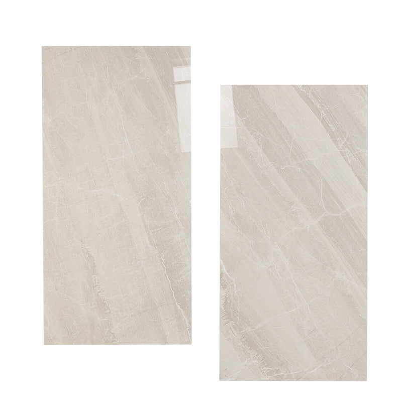 Rectangle Floor Tile Straight Edge Polished Water Resistant Singular Tile Beige Clearhalo 'Floor Tiles & Wall Tiles' 'floor_tiles_wall_tiles' 'Flooring 'Home Improvement' 'home_improvement' 'home_improvement_floor_tiles_wall_tiles' Walls and Ceiling' 7112160