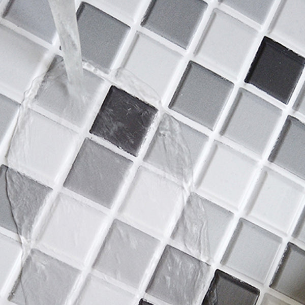 PVC Peel & Stick Mosaic Tile Square Shape Mosaic Tile Wallpaper Clearhalo 'Flooring 'Home Improvement' 'home_improvement' 'home_improvement_peel_stick_blacksplash' 'Peel & Stick Backsplash Tile' 'peel_stick_blacksplash' 'Walls & Ceilings' Walls and Ceiling' 7112604