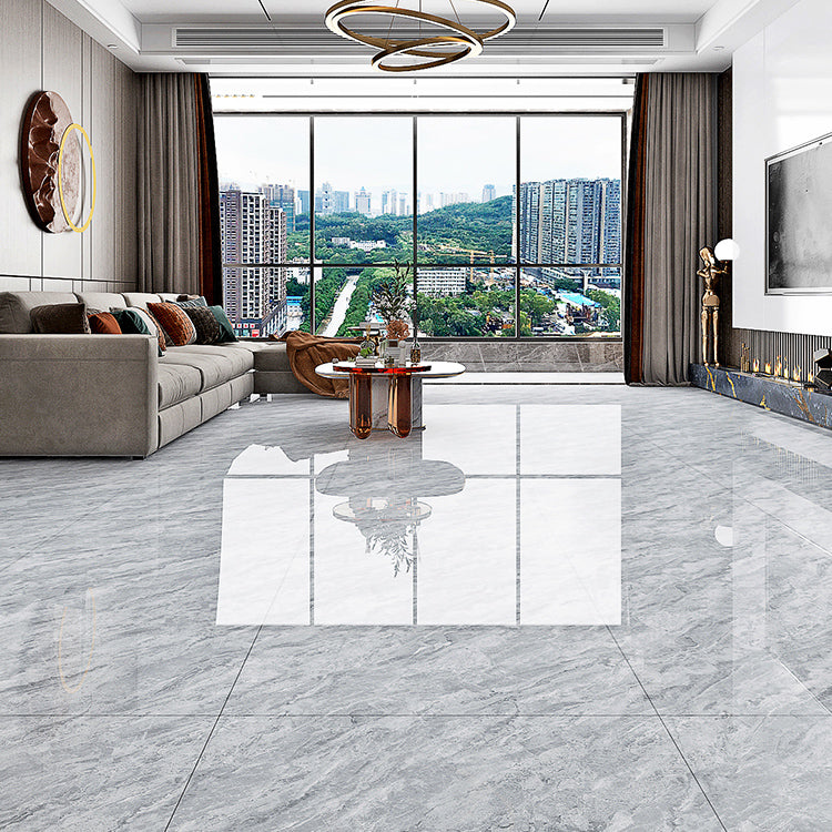 Square Floor Tile Straight Edge Polished Water Resistant Marbling Tile Clearhalo 'Floor Tiles & Wall Tiles' 'floor_tiles_wall_tiles' 'Flooring 'Home Improvement' 'home_improvement' 'home_improvement_floor_tiles_wall_tiles' Walls and Ceiling' 7115227