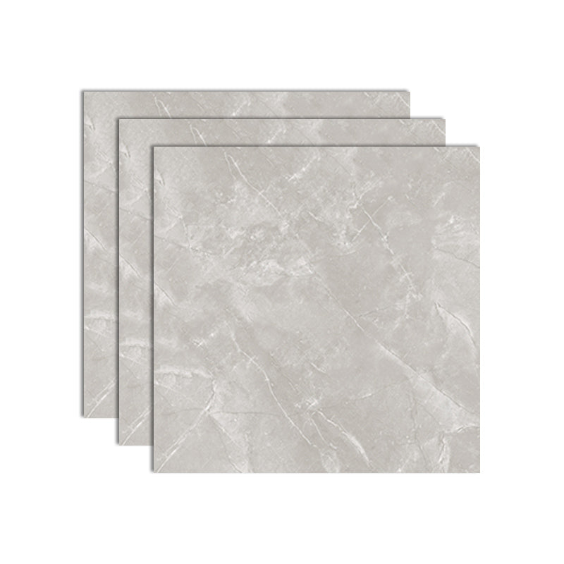 Square Floor Tile Straight Edge Polished Water Resistant Marbling Tile Cream Gray Clearhalo 'Floor Tiles & Wall Tiles' 'floor_tiles_wall_tiles' 'Flooring 'Home Improvement' 'home_improvement' 'home_improvement_floor_tiles_wall_tiles' Walls and Ceiling' 7115241