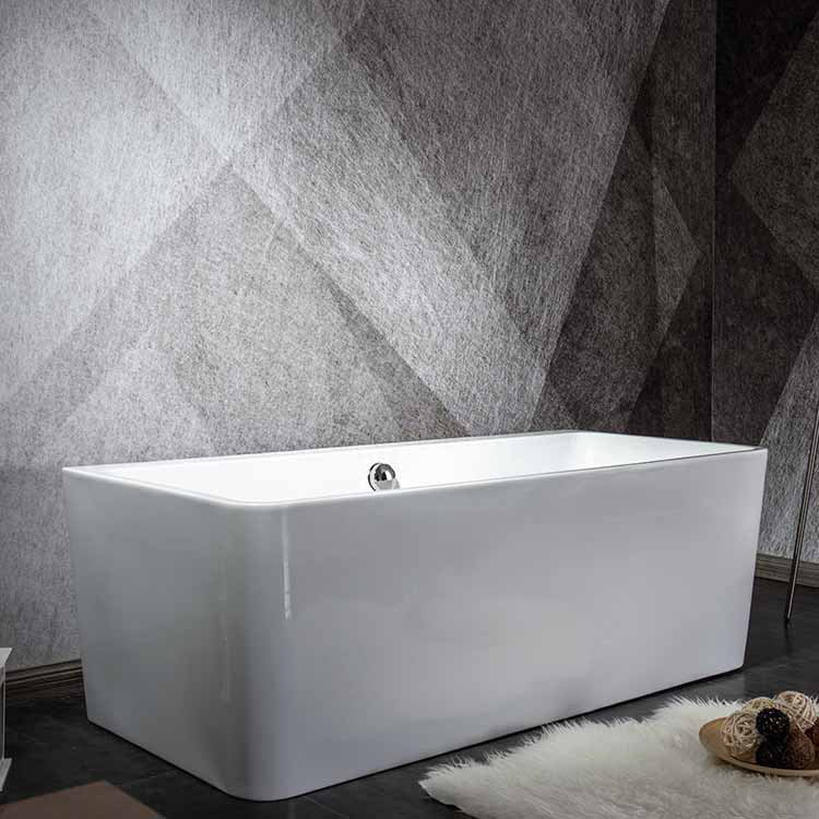 Freestanding Soaking Bathtub Antique Finish Rectangular Modern Tub 71"L x 33"W x 24"H Tub Clearhalo 'Bathroom Remodel & Bathroom Fixtures' 'Bathtubs' 'Home Improvement' 'home_improvement' 'home_improvement_bathtubs' 'Showers & Bathtubs' 7115732