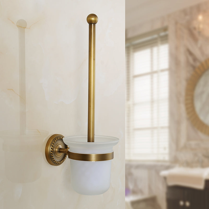 Brass Traditional Bathroom Accessory Set Vintage Bronze Bath Shelf/Towel Bar/Robe Hook Clearhalo 'Bathroom Hardware Sets' 'Bathroom Hardware' 'Bathroom Remodel & Bathroom Fixtures' 'bathroom_hardware_sets' 'Home Improvement' 'home_improvement' 'home_improvement_bathroom_hardware_sets' 7115909