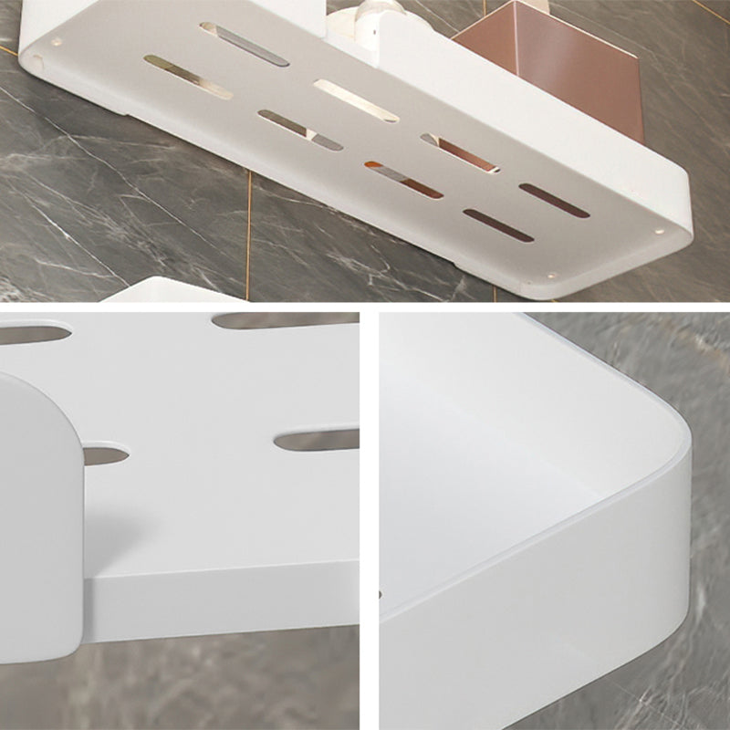 Modern Rectangular Bath Shelf 2/3-Piece Bathroom Accessory Set Clearhalo 'Bathroom Hardware Sets' 'Bathroom Hardware' 'Bathroom Remodel & Bathroom Fixtures' 'bathroom_hardware_sets' 'Home Improvement' 'home_improvement' 'home_improvement_bathroom_hardware_sets' 7115978