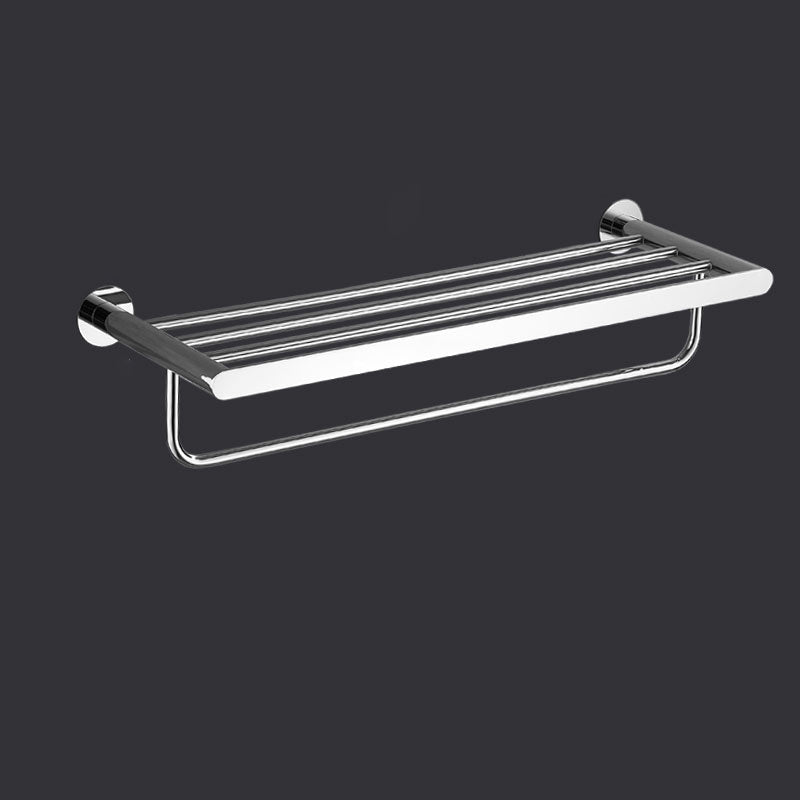 Modern Bathroom Accessories Hardware Set Silver Bathroom Hardware Set Towel Rack Clearhalo 'Bathroom Hardware Sets' 'Bathroom Hardware' 'Bathroom Remodel & Bathroom Fixtures' 'bathroom_hardware_sets' 'Home Improvement' 'home_improvement' 'home_improvement_bathroom_hardware_sets' 7116318