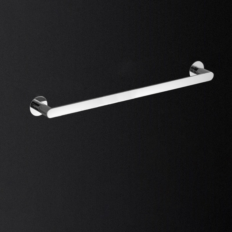 Modern Bathroom Accessories Hardware Set Silver Bathroom Hardware Set Single Bar Towel Bar Clearhalo 'Bathroom Hardware Sets' 'Bathroom Hardware' 'Bathroom Remodel & Bathroom Fixtures' 'bathroom_hardware_sets' 'Home Improvement' 'home_improvement' 'home_improvement_bathroom_hardware_sets' 7116336