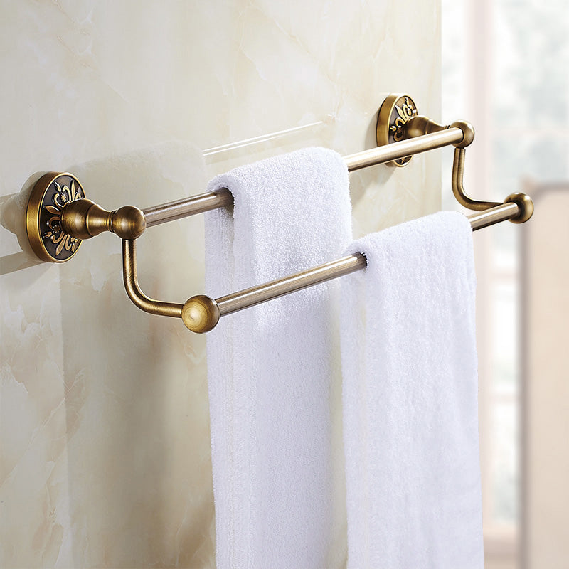 Traditional Bathroom Accessories Hardware Set Brass Bathroom Hardware Clearhalo 'Bathroom Hardware Sets' 'Bathroom Hardware' 'Bathroom Remodel & Bathroom Fixtures' 'bathroom_hardware_sets' 'Home Improvement' 'home_improvement' 'home_improvement_bathroom_hardware_sets' 7116501