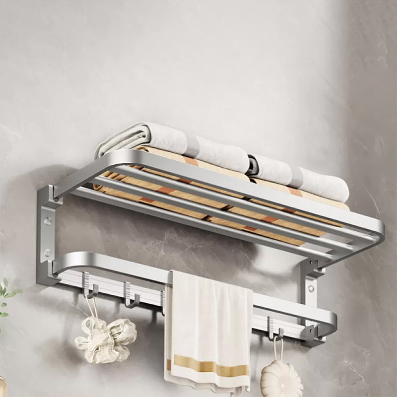 Modern Bathroom Accessory Set Silver Bathroom Accessories Hardware Set -  Clearhalo