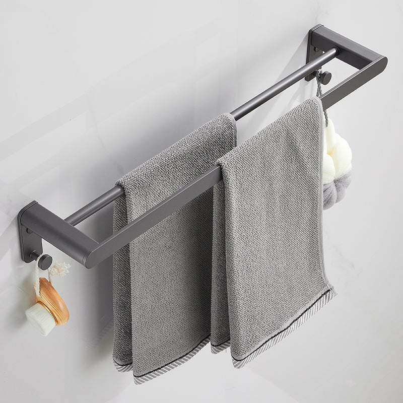 Grey Bathroom Accessory Kit Modern Bathroom Accessories Hardware Set Clearhalo 'Bathroom Hardware Sets' 'Bathroom Hardware' 'Bathroom Remodel & Bathroom Fixtures' 'bathroom_hardware_sets' 'Home Improvement' 'home_improvement' 'home_improvement_bathroom_hardware_sets' 7116858