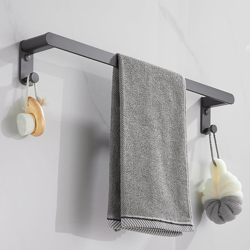 Grey Bathroom Accessory Kit Modern Bathroom Accessories Hardware Set Clearhalo 'Bathroom Hardware Sets' 'Bathroom Hardware' 'Bathroom Remodel & Bathroom Fixtures' 'bathroom_hardware_sets' 'Home Improvement' 'home_improvement' 'home_improvement_bathroom_hardware_sets' 7116860