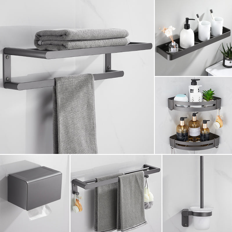 Modern Bathroom Accessories Hardware Set Bath Shelf Bathroom Accessory Kit  - Clearhalo