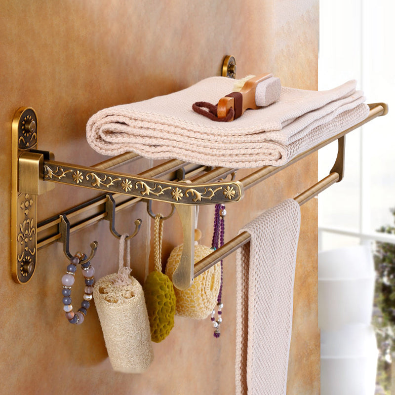 Set di accessori per il bagno accessori per il bagno porta accappatoio  dorato porta asciugamani porta mensola porta carta velina