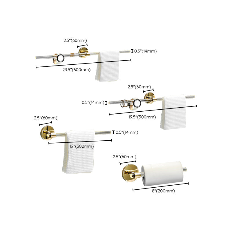 Plastic Modern Bathroom Accessories Hardware Set with Bath Shelf Clearhalo 'Bathroom Hardware Sets' 'Bathroom Hardware' 'Bathroom Remodel & Bathroom Fixtures' 'bathroom_hardware_sets' 'Home Improvement' 'home_improvement' 'home_improvement_bathroom_hardware_sets' 7117290