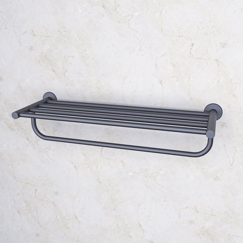 Grey Accessories Hardware Set Modern Bathroom Accessories Hardware Set Towel Bar Clearhalo 'Bathroom Hardware Sets' 'Bathroom Hardware' 'Bathroom Remodel & Bathroom Fixtures' 'bathroom_hardware_sets' 'Home Improvement' 'home_improvement' 'home_improvement_bathroom_hardware_sets' 7118008