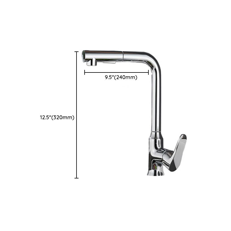 Industrial Single Level Kitchen Faucet Lead Free One Hold Tub Filler Trim Clearhalo 'bathroom_sink_faucets' 'Conjuntos de Torneiras de Lavatório e Banheiro' 'home_improvement' 'home_improvement_bathroom_sink_faucets' 'Mobiliário Doméstico' 'Página inicial' 'Renovação e equipamento de casa de banho' 'Torneira para lavatório de banheiro' 7120032