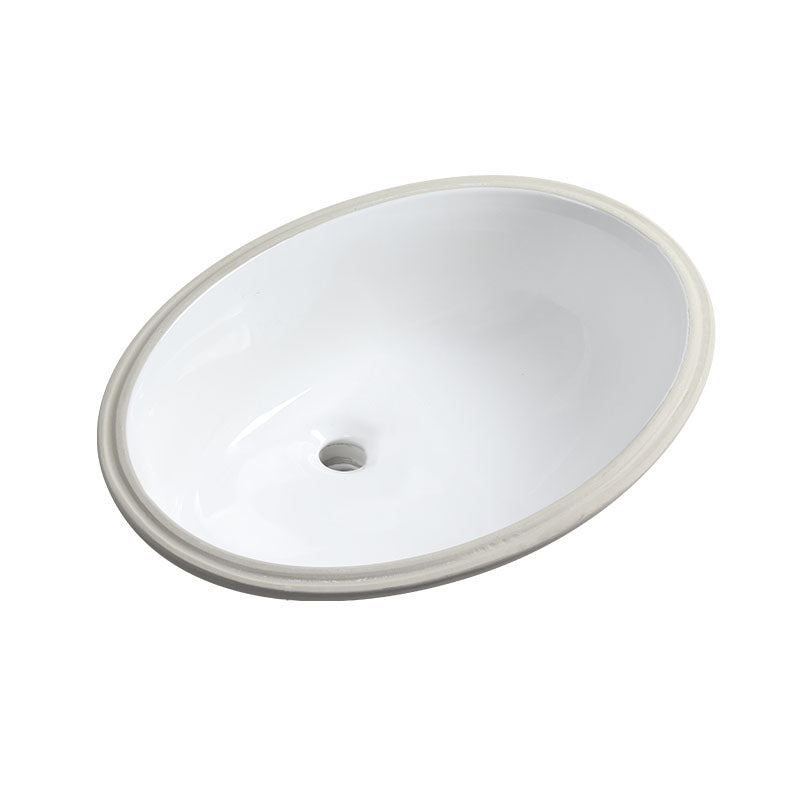 Modern Oval Wash Stand Ceramic Table Installation Bathroom Sink 24"L x 17"W x 9"H Sink Clearhalo 'Bathroom Remodel & Bathroom Fixtures' 'Bathroom Sinks & Faucet Components' 'Bathroom Sinks' 'bathroom_sink' 'Home Improvement' 'home_improvement' 'home_improvement_bathroom_sink' 7120040