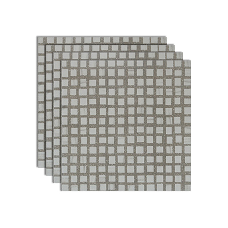 Square Mixed Material Singular Tile in Gray 24" x 24" for Indoor Floor Silver Gray Clearhalo 'Floor Tiles & Wall Tiles' 'floor_tiles_wall_tiles' 'Flooring 'Home Improvement' 'home_improvement' 'home_improvement_floor_tiles_wall_tiles' Walls and Ceiling' 7120164