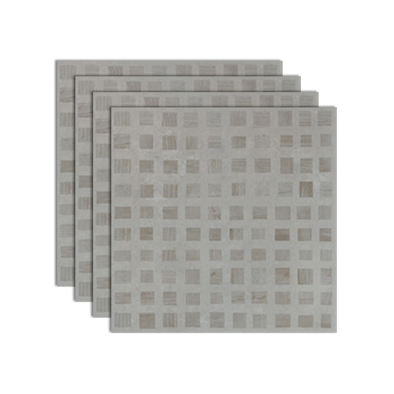 Square Mixed Material Singular Tile in Gray 24" x 24" for Indoor Floor Grey Clearhalo 'Floor Tiles & Wall Tiles' 'floor_tiles_wall_tiles' 'Flooring 'Home Improvement' 'home_improvement' 'home_improvement_floor_tiles_wall_tiles' Walls and Ceiling' 7120167