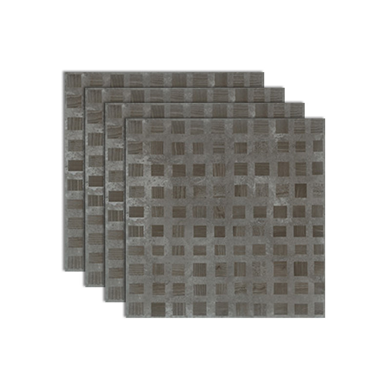 Square Mixed Material Singular Tile in Gray 24" x 24" for Indoor Floor Brown Grey Clearhalo 'Floor Tiles & Wall Tiles' 'floor_tiles_wall_tiles' 'Flooring 'Home Improvement' 'home_improvement' 'home_improvement_floor_tiles_wall_tiles' Walls and Ceiling' 7120170