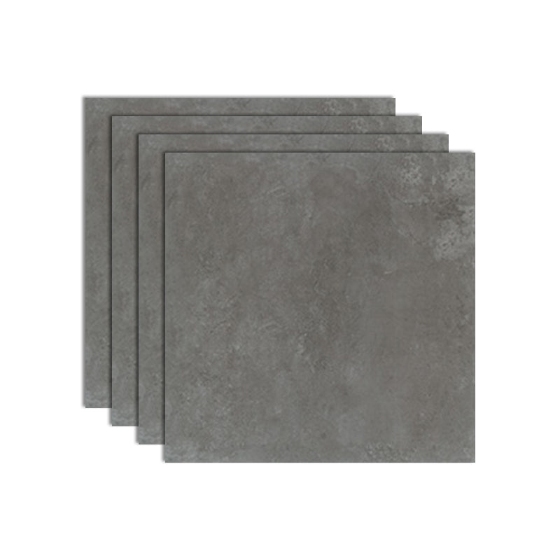 Square Mixed Material Singular Tile in Gray 24" x 24" for Indoor Floor Dark Gray Clearhalo 'Floor Tiles & Wall Tiles' 'floor_tiles_wall_tiles' 'Flooring 'Home Improvement' 'home_improvement' 'home_improvement_floor_tiles_wall_tiles' Walls and Ceiling' 7120174