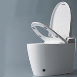 Contemporary White Floor Standing Bidet With Remote and Horizontal Spray Clearhalo 'Bathroom Remodel & Bathroom Fixtures' 'Bidets' 'Home Improvement' 'home_improvement' 'home_improvement_bidets' 'Toilets & Bidets' 7123421