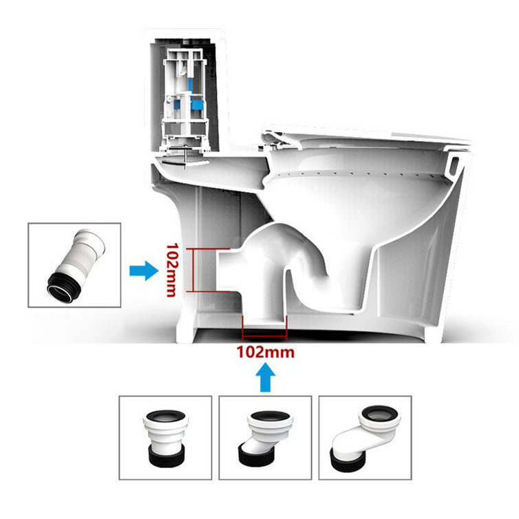 Modern Toilet Bowl All In One Floor Mounted Porcelain Urine Toilet Clearhalo 'Bathroom Remodel & Bathroom Fixtures' 'Home Improvement' 'home_improvement' 'home_improvement_toilets' 'Toilets & Bidets' 'Toilets' 7123646