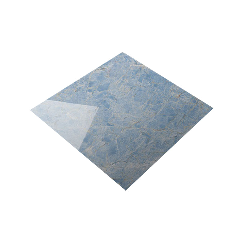 Waterproof Wallpaper PVC Single Tile Wallpaper with Square Shape Blue 1'4" x 1'4" Clearhalo 'Flooring 'Home Improvement' 'home_improvement' 'home_improvement_peel_stick_blacksplash' 'Peel & Stick Backsplash Tile' 'peel_stick_blacksplash' 'Walls & Ceilings' Walls and Ceiling' 7127091