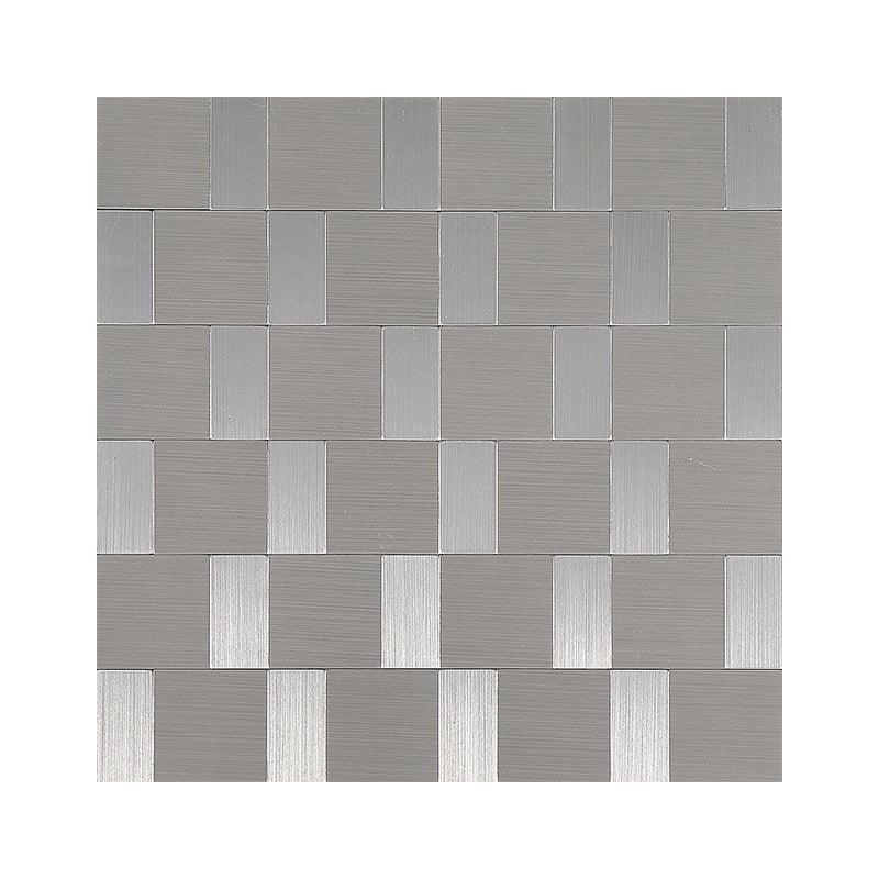 Square Peel & Stick Mosaic Tile Waterproof Mosaic Tile Wallpaper Khaki Clearhalo 'Flooring 'Home Improvement' 'home_improvement' 'home_improvement_peel_stick_blacksplash' 'Peel & Stick Backsplash Tile' 'peel_stick_blacksplash' 'Walls & Ceilings' Walls and Ceiling' 7127186