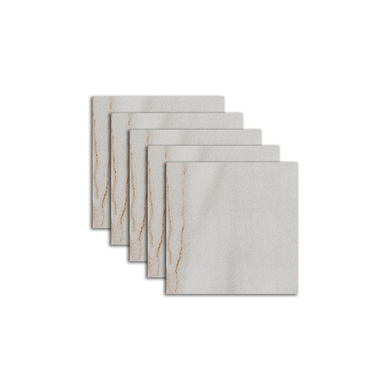 Modern Vinyl Tile PVC Peel and Stick Marble Look Scratch Resistant Flooring White-Yellow Clearhalo 'Flooring 'Home Improvement' 'home_improvement' 'home_improvement_vinyl_flooring' 'Vinyl Flooring' 'vinyl_flooring' Walls and Ceiling' 7127337