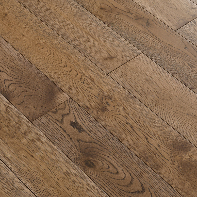 Modern Wood Tile Wire Brushed Water Resistant Click Lock Flooring Planks Black Walnut Clearhalo 'Flooring 'Hardwood Flooring' 'hardwood_flooring' 'Home Improvement' 'home_improvement' 'home_improvement_hardwood_flooring' Walls and Ceiling' 7127779