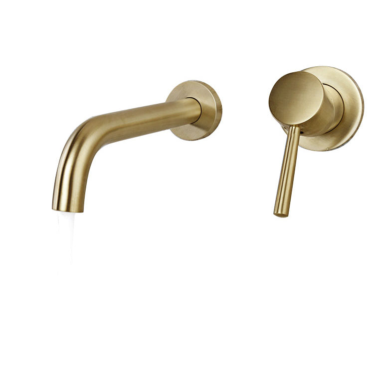 Wall Mounted Bronze Tub Filler Double Handles Bathtub Spout Tub Faucet Trim Clearhalo 'Bathroom Remodel & Bathroom Fixtures' 'Bathroom Sink Faucets' 'Bathroom Sinks & Faucet Components' 'bathroom_sink_faucets' 'Home Improvement' 'home_improvement' 'home_improvement_bathroom_sink_faucets' 7132776