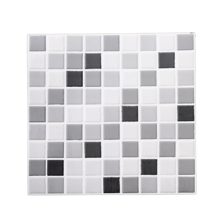 Mosaic Tile Wallpaper Plastic Waterproof Peel & Stick Mosaic Tile Clearhalo 'Flooring 'Home Improvement' 'home_improvement' 'home_improvement_peel_stick_blacksplash' 'Peel & Stick Backsplash Tile' 'peel_stick_blacksplash' 'Walls & Ceilings' Walls and Ceiling' 7133257