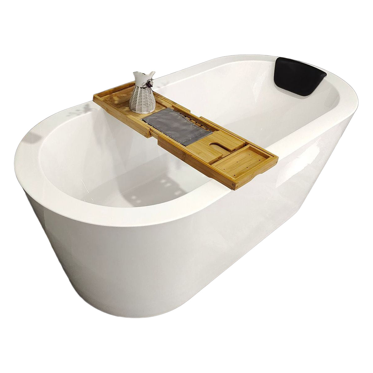 Modern Oval Freestanding Bathtub Antique Finish Soaking Bath Tub Clearhalo 'Bathroom Remodel & Bathroom Fixtures' 'Bathtubs' 'Home Improvement' 'home_improvement' 'home_improvement_bathtubs' 'Showers & Bathtubs' 7139949