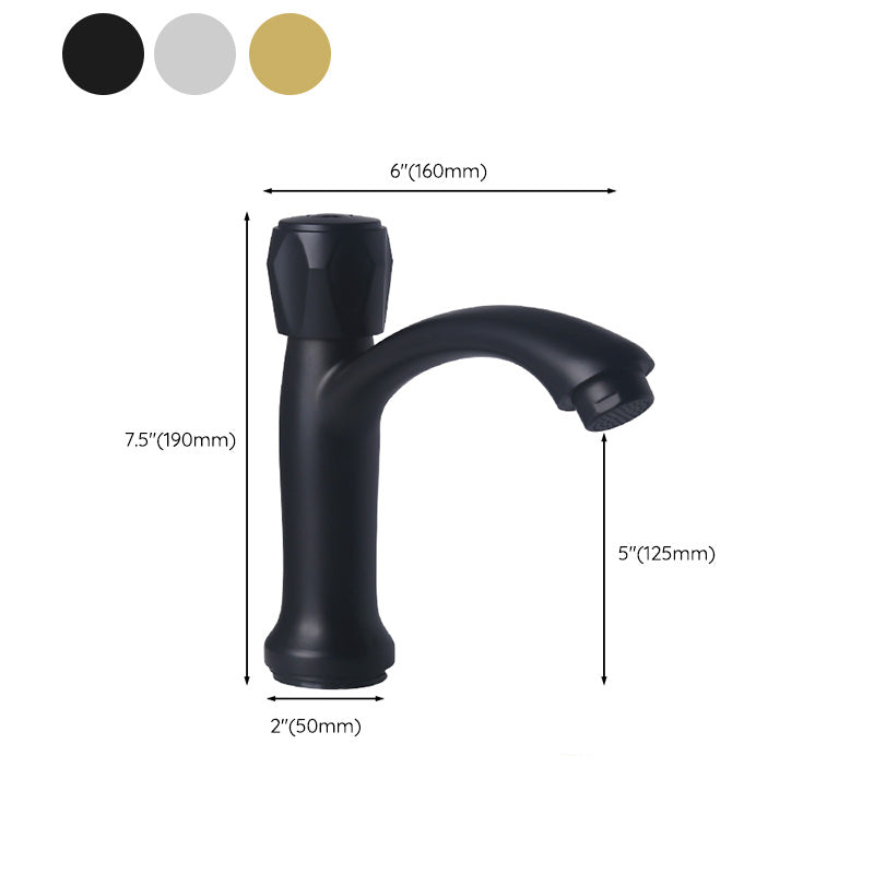 Vessel Sink Bathroom Faucet Lever Handle Low Arc Vessel Faucet Clearhalo 'Bathroom Remodel & Bathroom Fixtures' 'Bathroom Sink Faucets' 'Bathroom Sinks & Faucet Components' 'bathroom_sink_faucets' 'Home Improvement' 'home_improvement' 'home_improvement_bathroom_sink_faucets' 7147161