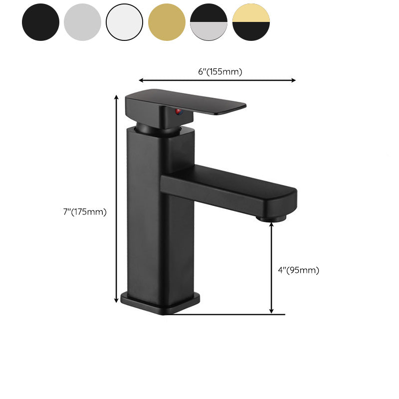 Vessel Sink Bathroom Faucet Lever Handle Low Arc Vessel Faucet Clearhalo 'Bathroom Remodel & Bathroom Fixtures' 'Bathroom Sink Faucets' 'Bathroom Sinks & Faucet Components' 'bathroom_sink_faucets' 'Home Improvement' 'home_improvement' 'home_improvement_bathroom_sink_faucets' 7147162